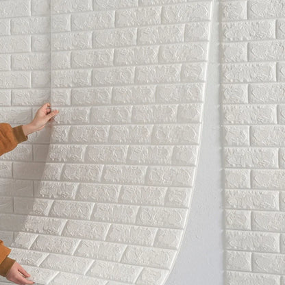 70cm*1m  3D Brick Pattern Wall Sticker Self-Adhesive Panel