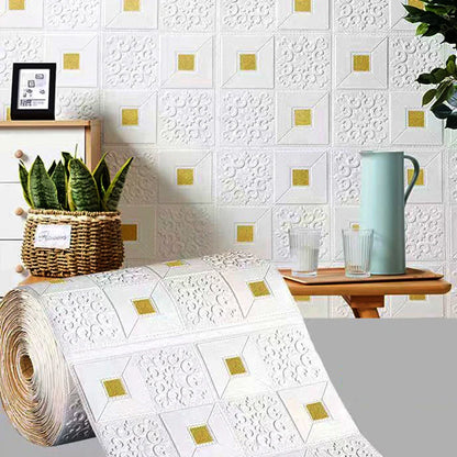 70cm*1m  3D Brick Pattern Wall Sticker Self-Adhesive Panel