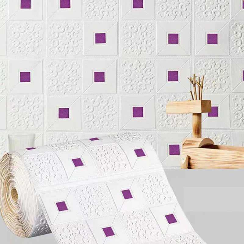 70cm*1m  3D Brick Pattern Wall Sticker Self-Adhesive Panel