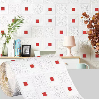 70cm*1m  3D Brick Pattern Wall Sticker Self-Adhesive Panel